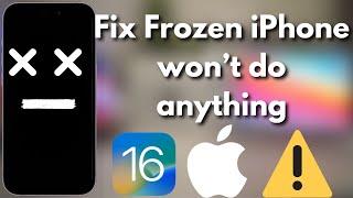 How to Fix Frozen iPhone/iPad won’t do anything | Fix iPhone/iPad won’t do anything