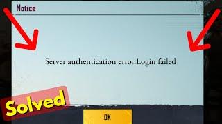 Fix server authentication error login failed bgmi facebook,twitter & google account