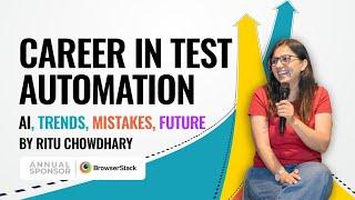 Shifting to Test Automation | AI in Automation Testing | Ritu Chowdhary | #automationtesting