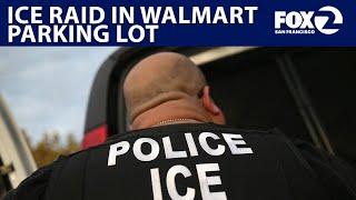 ICE agents raid Walmart parking lot | KTVU