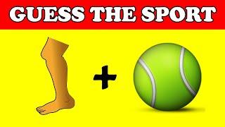 Sports quiz | Guess sport From emoji | sports puzzle