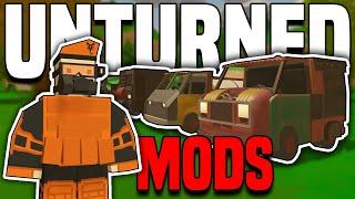 EPIC WEAPONS!!, Scorpion-7, RUST Cars And MORE!? (Unturned Mods)