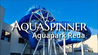 AquaSpinner - ROTATING Water Slide in Aquapark Reda (Poland)