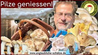 Pilze geniessen - es beginnt - Pilze suchen im September 2024! Die Körbe füllen sich wieder!