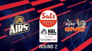 Taranaki Airs v Hawkes Bay Hawks | Full Basketball Game | NZNBL 2022