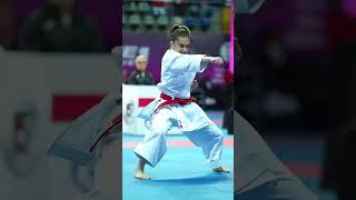 Best #karategirl Anil Shariatpanahi 13 years old performance #karate kata gojushiho sho #martialarts
