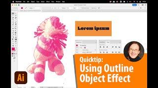 Quick tip: How and When to Use the Outline Object Effect in Illustrator