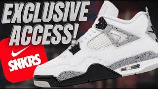 LIVE :  AIR JORAN 4 'WHITE CEMENT' ON SNKRS APP & TRAVIS SCOTT LECHE BLUE ON TRAVIS SITE