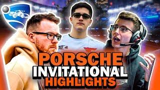 DAY 1 PORSCHE 911 TURBO ROCKET LEAGUE INVITATIONAL HIGHLIGHTS!! $50000 Pro/Creators 2v2's