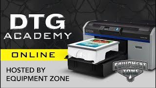 Online DTG Academy: Session 1 - What is the correct DTG printing formula?