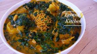 How to prepare Ugu Soup (Ofe Ugu) Pumpkin Soup| Igbo Soup|Fresh Ugu| Vegetable Soup