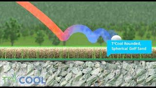 TºCool Sand - Innovative Infill for Synthetic Turf Golf Greens