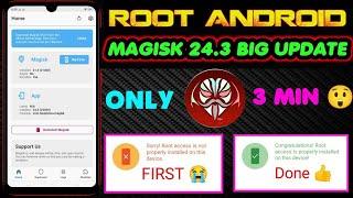 How To install Latest Version Of Magisk ( 24.3 ) And fix Bootloop | Easy & Latest Guide