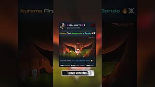 Kurama First Appearance in Boruto ️ #shorts #naruto #boruto