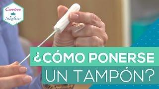 ¿Cómo ponerse un tampón?