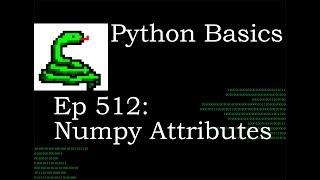 Python Basics Numpy Array Attributes Size Nbytes Ndim T