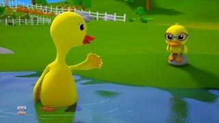 Утенок Утенок Да Mama | детская рифма | Kids Song | Farmees Russia | Duckling duckling