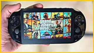 GTA 5 ON PS VITA (GTA V Gameplay on PSP )