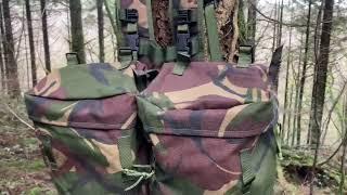 British Army DPM Rucksack (Daysack) Demonstrated.