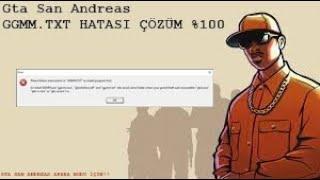 Gta San Andreas Araba Modu Hatası %100 Çözüm GGMM TX gtainterface dll hatası