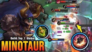 MVP Tank!! Minotaur The Annoying Tank!! - Build Top 1 Global Minotaur ~ MLBB