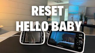 How to Reset Hello Baby Monitors