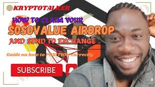 How To Claim Your Sosovalue Airdrop And Withdraw To An Exchange