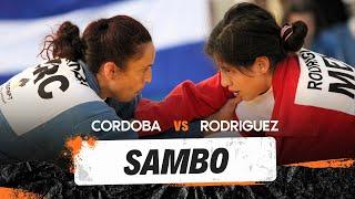 RODRIGUEZ Martha vs CORDOBA Reina. Pan American Sambo Championships 2023