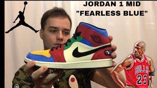 JORDAN 1 MID “FEARLESS BLUE THE GREAT” UNBOXING #unboxing #review #jordan