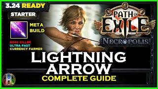 [PoE 3.24] LEAGUE STARTER - LIGHTNING ARROW DEADEYE - PATH OF EXILE NECROPOLIS - POE BUILDS