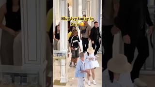 Blue Ivy Shopping today in Paris #youtubeshorts #beyonce #cowboycartertour #singer #fashion