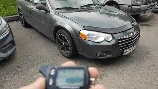 Автозапуск Tomahawk TZ-9030 Chrysler Sebring 2003г 2,4л