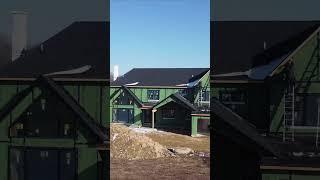 Backside View Of The House  #newconstruction #homebuilding #customhome #newhomeconstruction