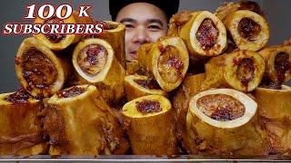 BRAISED BEEF BONE MARROW | 100K Subscribers | MUKBANG ASMR