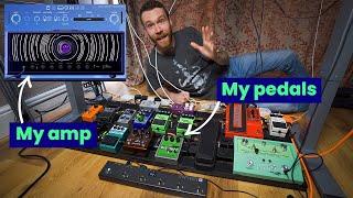 Using guitar pedals with amp sims | My hybrid guitar rig