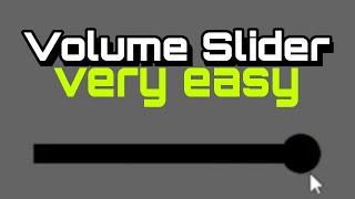 Unity How To Make A Volume Slider EASY