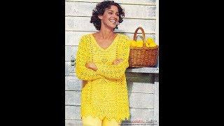 Вязаная Ажурная Туника Крючком 2019 / Knitted Openwork Tunic Crochet / Durchbrochene Tunika