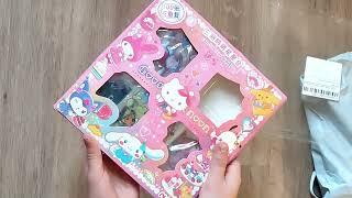 Sanrio sticker pack from AliExpress (ASMR unboxing)