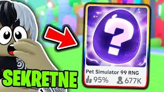 TAJEMNICZE JAJKO w PET SIMULATOR 99 RNG!