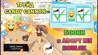  GLITCHES in Adopt Me Roblox / trade Candy Cannon / what they give for candy Cannon Now 