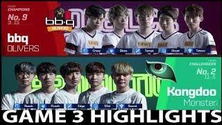 #1 BBQ vs KDM Highlights Game 3 Spring Promotions | bbq OLIVERS vs Kongdoo Monster