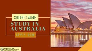 STUDY IN AUSTRALIA | STUDENT'S TESTIMONIAL | KNOWLEDGE HUB GLOBAL