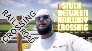 I GOT STUCK BETWEEN RAILWAY CROSSING ! | SantaSinghvLogs