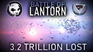 Battle of Lantorn: 1200+ Dreads | 3.2 TRILLION Lost in Brawl | EVE Online