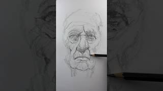 Drawing exercise: Improvising a face. #drawinglesson #arttips