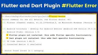 Flutter and Dart Plugin not installed [Error Solved] - (Flutter Tutorials)