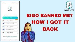 How to Unban Your Bigo Live Account !! Get Unbanned from Bigo Live - 2025