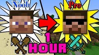 ONE HOUR of How to Transform from NOOB to PRO in Minecraft | Minecraft Animation