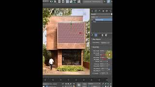 Create a brick wall in 3ds Max #3dmodeling #3dsmax #tutorial