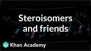 Stereoisomers, enantiomers, diastereomers, constitutional isomers and meso compounds | Khan Academy